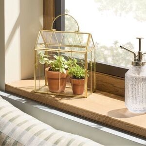 Hearth & Hand Small Scalloped Brass Decorative Glass
Greenhouse NWT